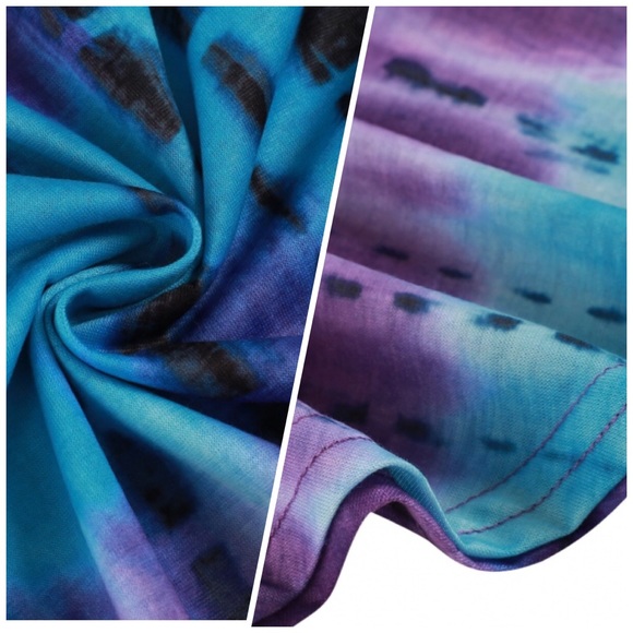🆕Tie Dye Tunic Top Pastel - Picture 3 of 4