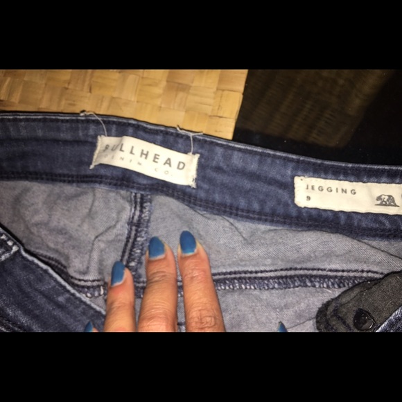Bullhead denim super skinny high rise jeggings
