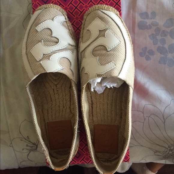 Tory Burch Tan Espadrilles