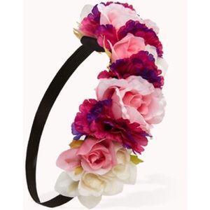 New Forever 21 flower crown headband