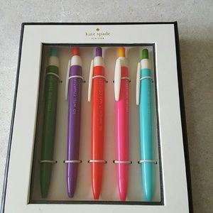 NWT Kate spade pen set