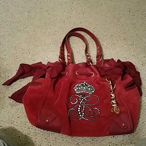 Lipstick red juicy couture purse