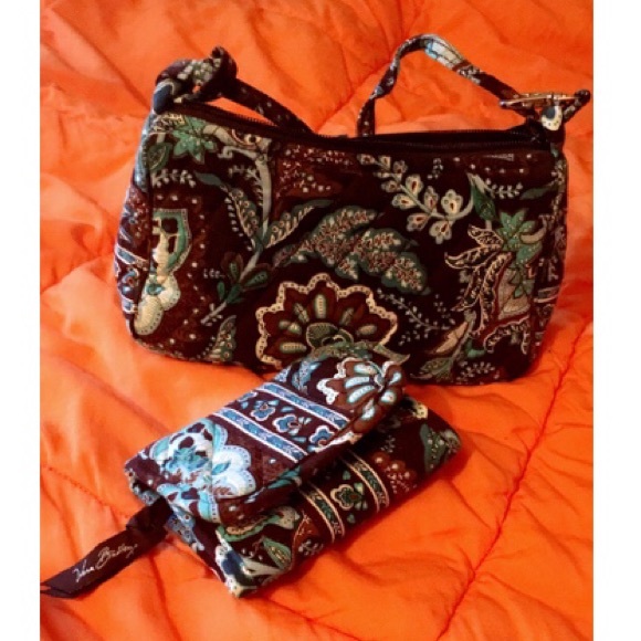 Vera Bradley small purse with matching wallet