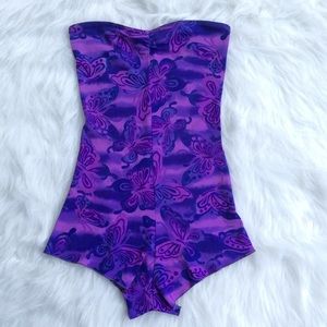 Butterfly Purple one piece