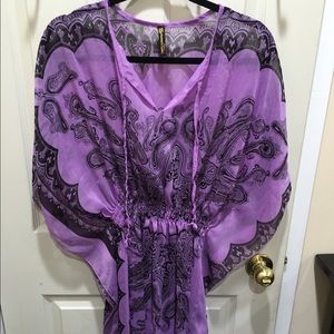 💝🎁BOGO FREE 🎉🛍Black and Purple Top