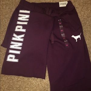 PINK maroon sweatpants new