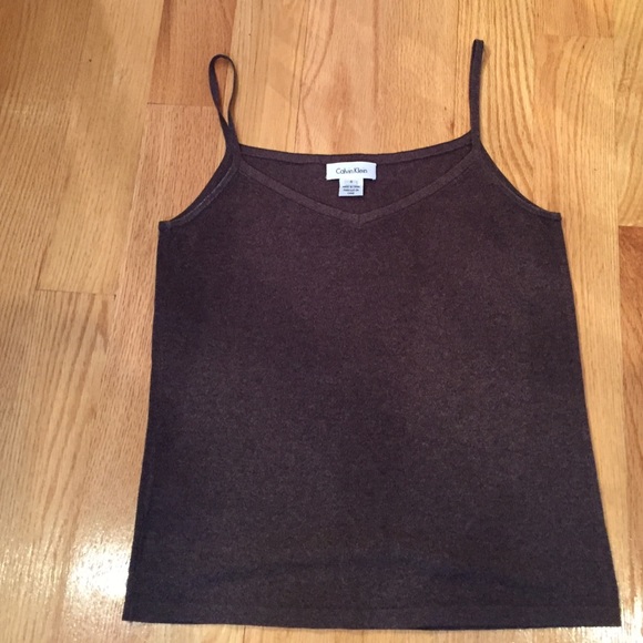 Calvin Klein brown tank top