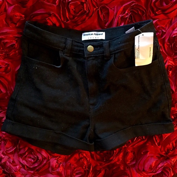 BRAND NEW American Apparel High Waisted Shorts