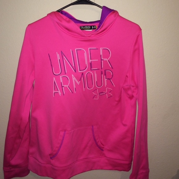 Cute pink and purple under armour sweatshirt - Picture 1 of 4