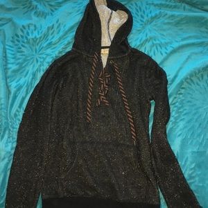 Vera Wang glitter hoodie