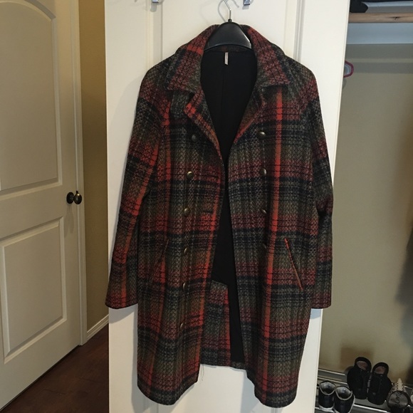 -SOLD-Free people wool coat size 2 - Picture 1 of 4