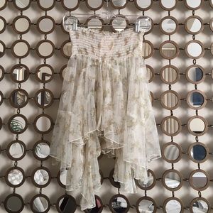 Free People Godet Mesh Floral Convertible Slip