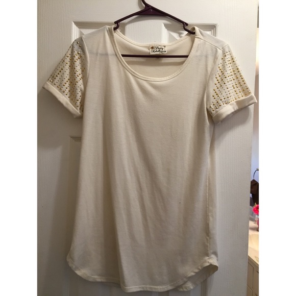 Gold studded shirt