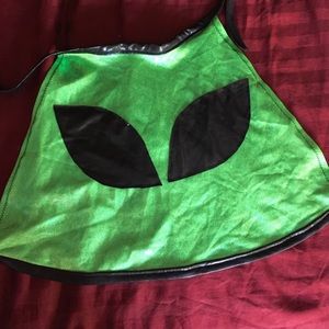 Alien Holographic Green Rave Top Ravewithmigente