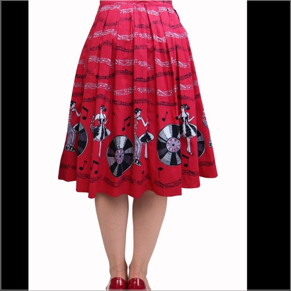 Jump N Jive Pinup Rockabilly Skirt - Picture 2 of 3