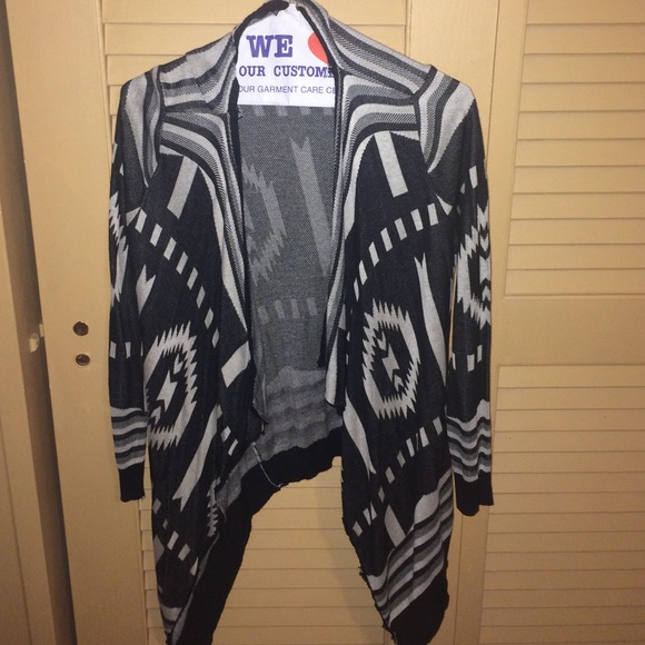 Black and Tan cardigan
