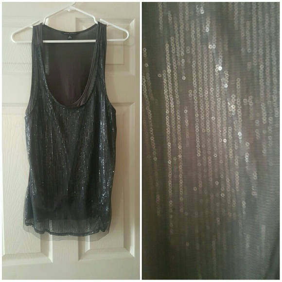 Banana republic sequin top