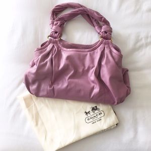 Coach Wisteria Purple Leather Purse