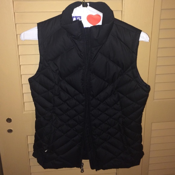 Black down vest