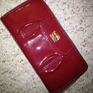 Coach accordion wallet