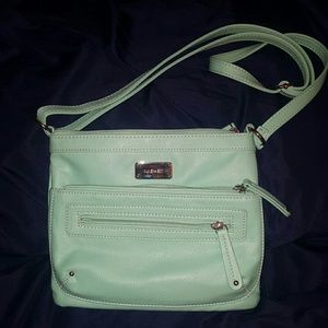 Nine west mint green crossbody bag