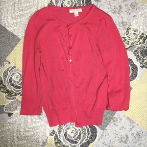 Pink F21 Cardigan