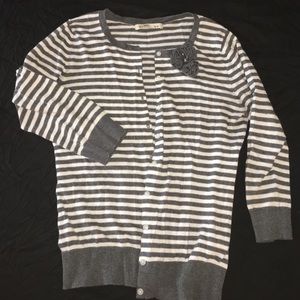 Striped cardigan