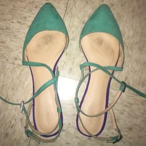 Slightly worn Zara flats