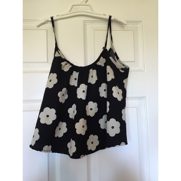 White flower blouse
