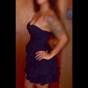 SOLD Little Black Dress + Ruffles Galore