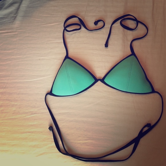 Triangl "Chloe" top in Miami Mint