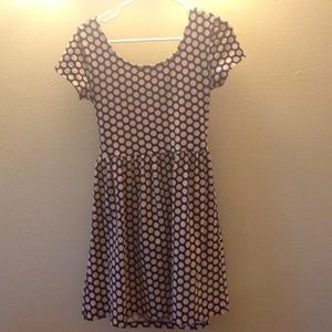 Polka dot skater style dress