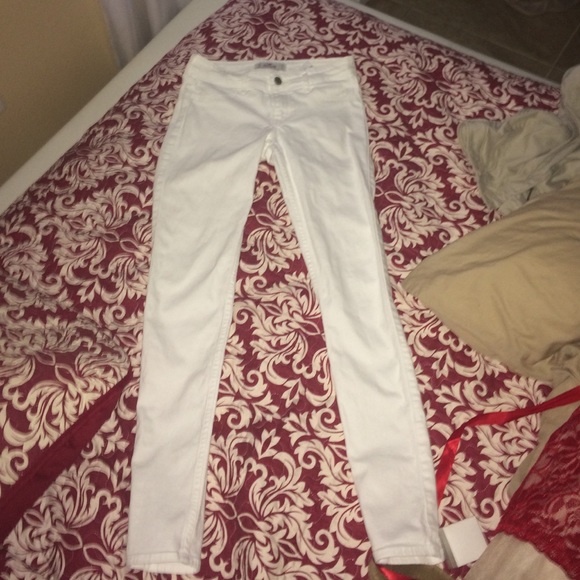Hollister White Jeans