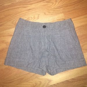 High waisted tailored shorts