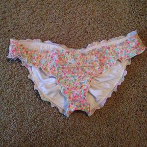 Colorful bikini bottoms!