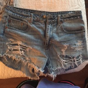American eagle hi-rise Jean shorts
