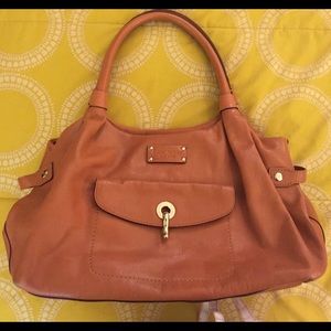 Kate Spade leather tote/hobo, camel color