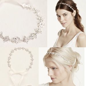 Crystal floral headband