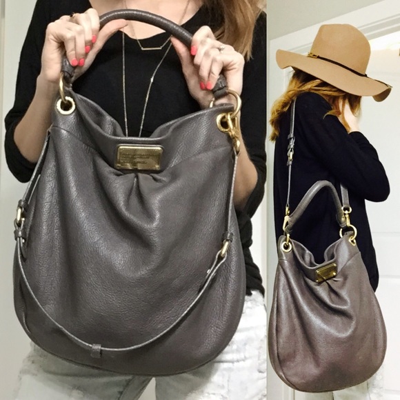 MBMJ Classic Q Hillier gray hobo tote