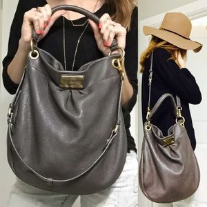 MBMJ Classic Q Hillier gray hobo tote