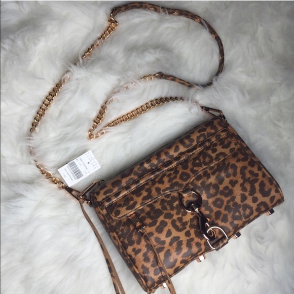 rebecca minkoff leopard clutch