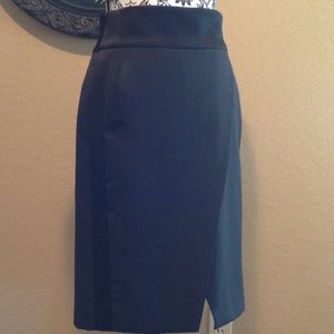 J Crew Black Tuxedo Skirt Size 6