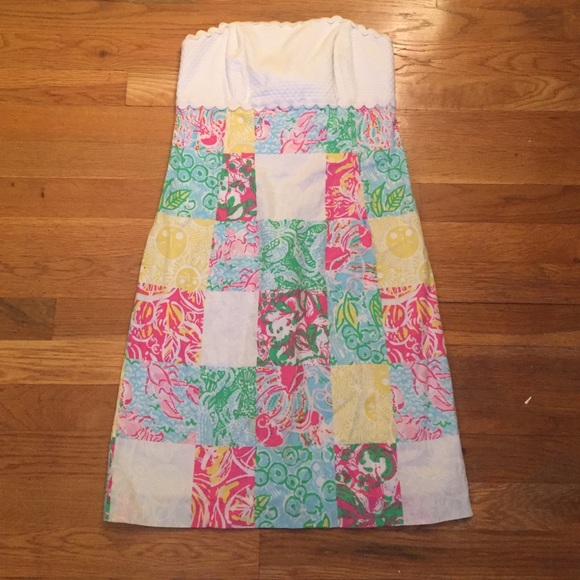 Lilly Pulitzer Dresses & Skirts - Lilly Pulitzer Patchwork Dress- Size 0