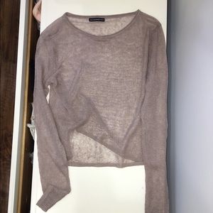 Brandy Melville long sleeve knit shirt
