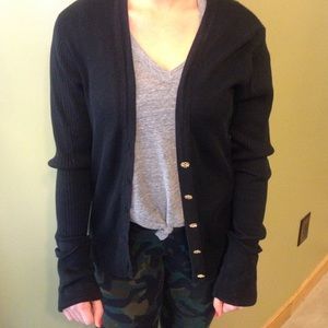 Tory Burch Black Cardigan