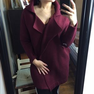 Burgundy Coat