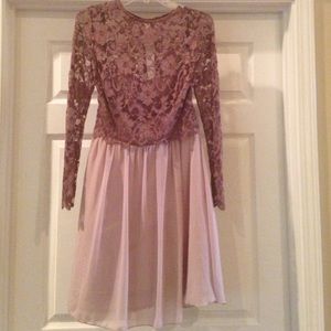 Lavender cocktail dress