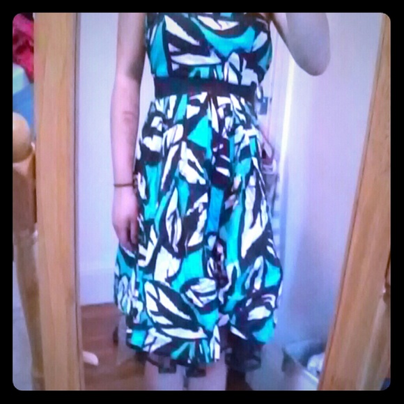 Aqua dress