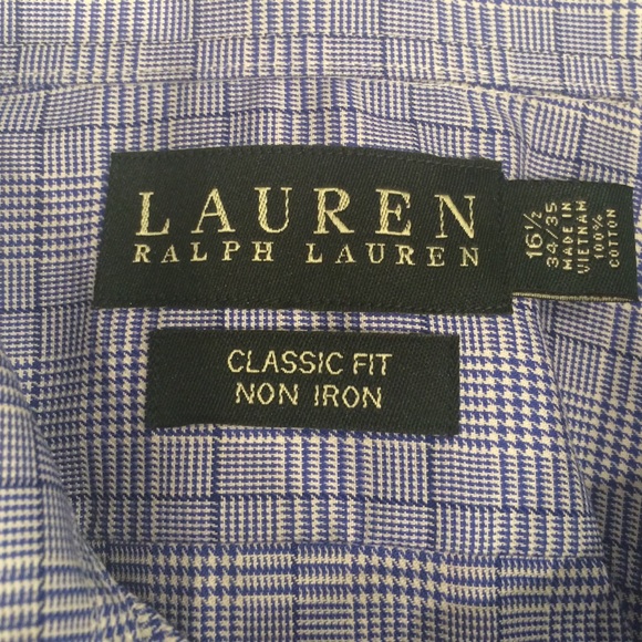 Brand New With Tag✨ Mens Blue Plaid Dress Shirt - Picture 2 of 3