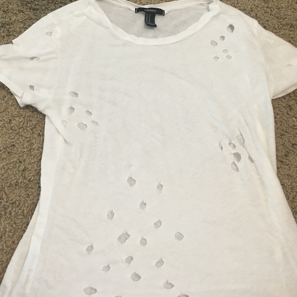 Forever 21 distressed T shirt